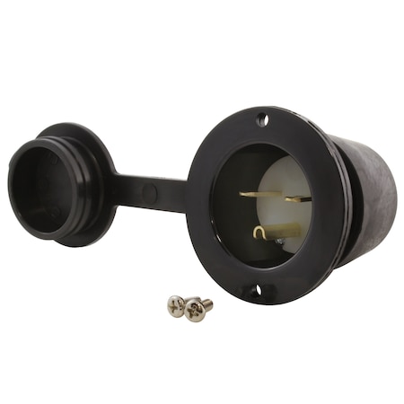 Ac Works Straight Blade Plug, 6-15P, 15 A, 250V AC, 2 Pole, 3 Wire, Grounded ASIN615P-WC